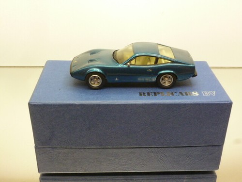 REPLICARS 107 FERRARI 365GTC/4 1973 - BLUE METALLIC 1:43 - VERY GOOD IN BOX