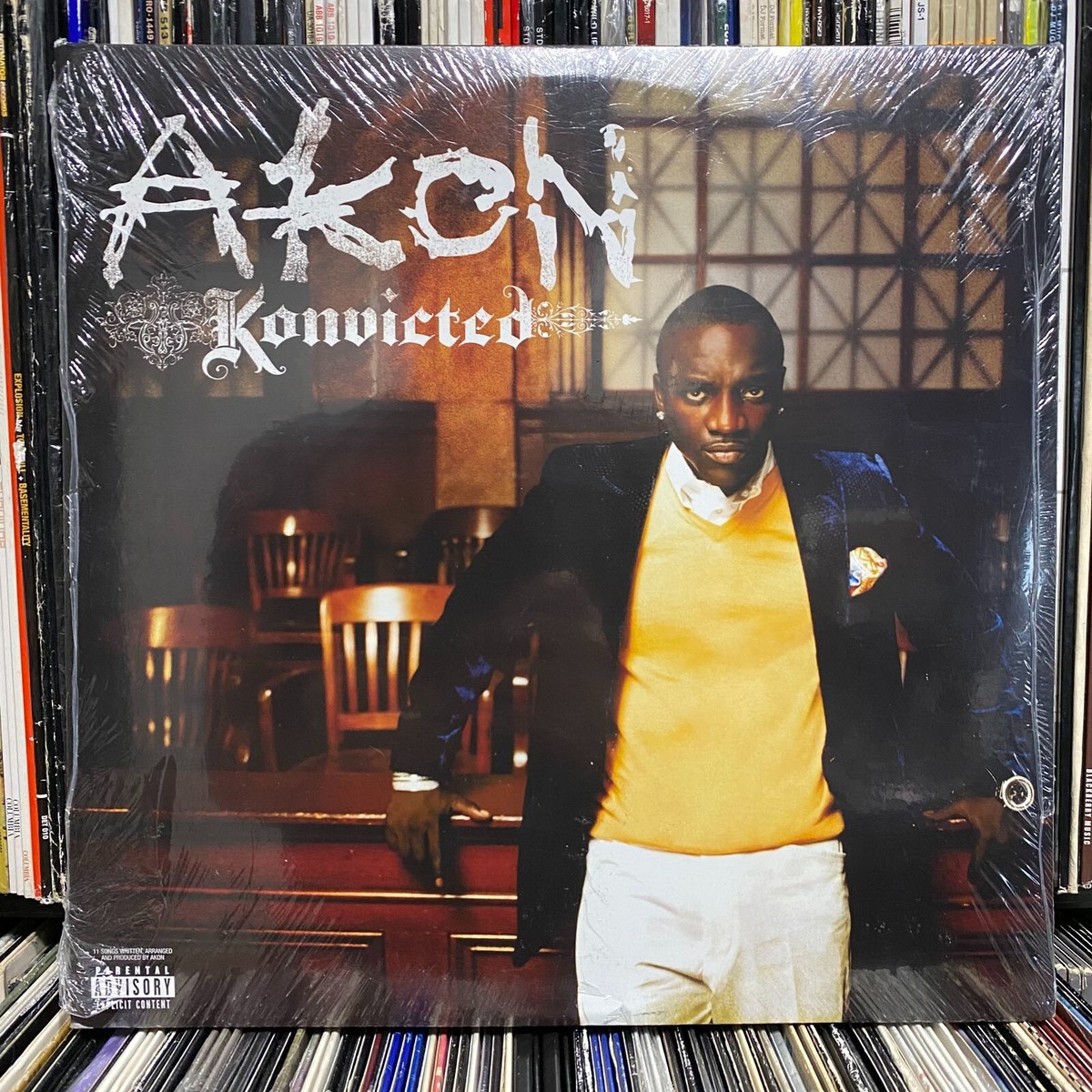 Akon - Konvictedアナログレコード AKON - KONVICTED (VINYL 2LP) 2006 / 2022!! RARE!! LOX + EMINEM +