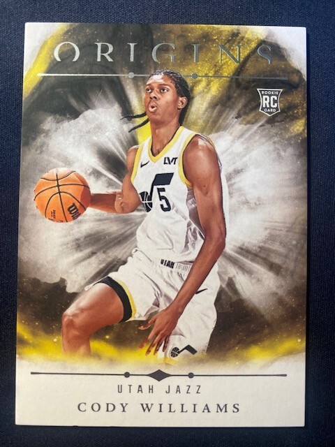 2024 Origins #79 Cody Williams RC Utah Jazz Rookie