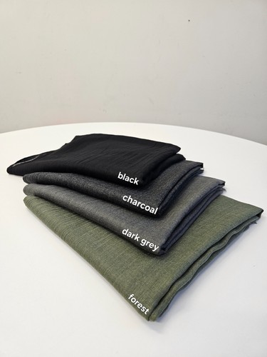 Premium Plain Modal Scarf Large Size High Quality Elegant Soft Hijab Shawl Wrap - Picture 18 of 24