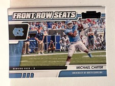 2021 Contenders Draft Picks Front Row Seats Purple Michael Carter #30 Rookie RC