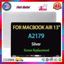 A Silver for MacBook Air 13" A2179 A1932 2019 2020 LCD Screen Display Assembly