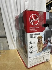 Hoover Power Scrub Deluxe Red Upright Vacuum Cleaner (FH50150)
