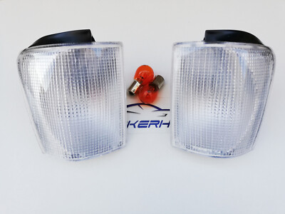 VW SCIROCCO Mk2 WHITE CAT SCALA GT2 GTX 1981-1992 CLEAR EURO TURN SIGNALS LENSES