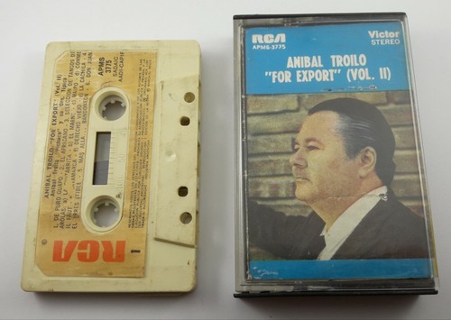 Anibal Troilo Lot 2 Cassettes Argentina Tango Rare Tapes RCA Paper Label Tested - Picture 10 of 11