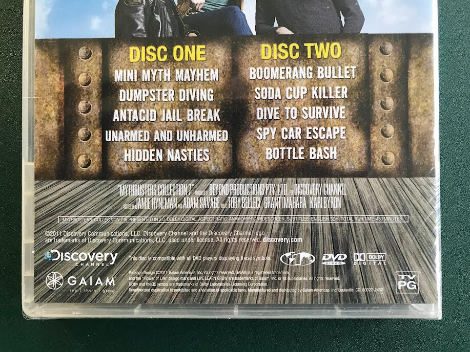 その他 Mythbusters Season 7 [DVD] Mythbusters Complete Season 7 (6-DVD Discs) | eBay