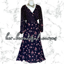 PHASE EIGHT FLORAL PRINT WEDDING OCCASION PARTY DRESS SIZE 18