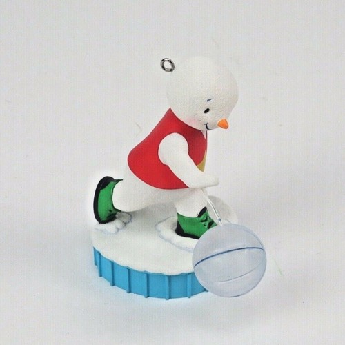 Hallmark 2011 Schneemann Basketball Superstar Andenken Ornament Figur - Bild 6 von 9