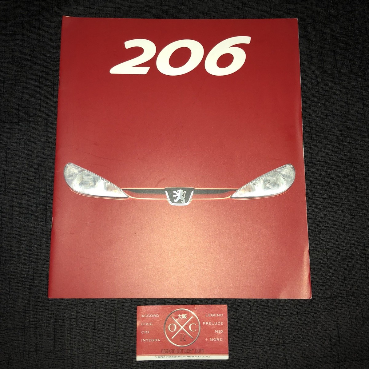 Rare Peugeot 206 Brochure Japanese Catalog JDM 98 99 00 01 02 03