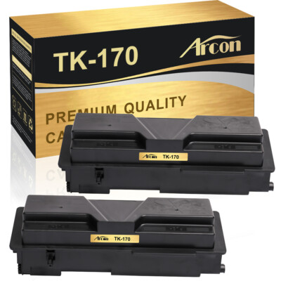 2x Toner XXL Kompatibel with Kyocera TK-170 TK170 FS1320D FS1320DN FS1370DN