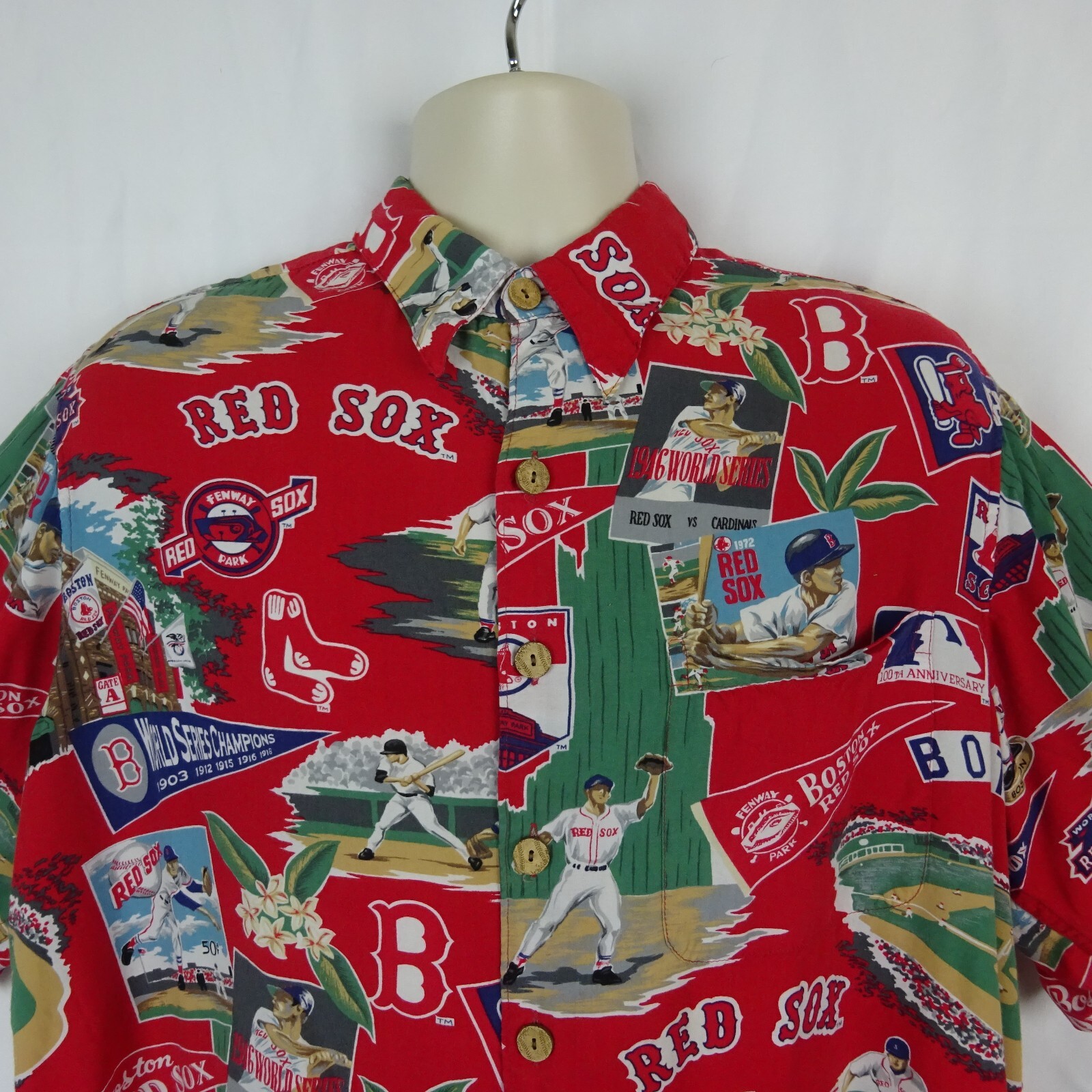 MLB Geniune Merchandise Reyn Spooner Boston Red S… - image 4