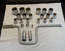 Hazet Germany 24pc Socket Tool Lot 12-point 900z Standard Set Look