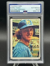 Signed ROBIN YOUNT Rookie Card 1975 SSPC #238 ⚾️ HOF ? PSA / DNA ?. rookie card picture