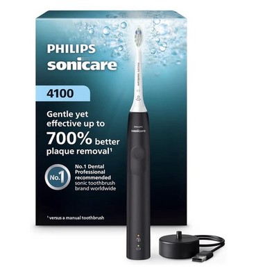 Philips 4100 Electric Toothbrush - Black. *No Box* *scuffs* Free Shipping!