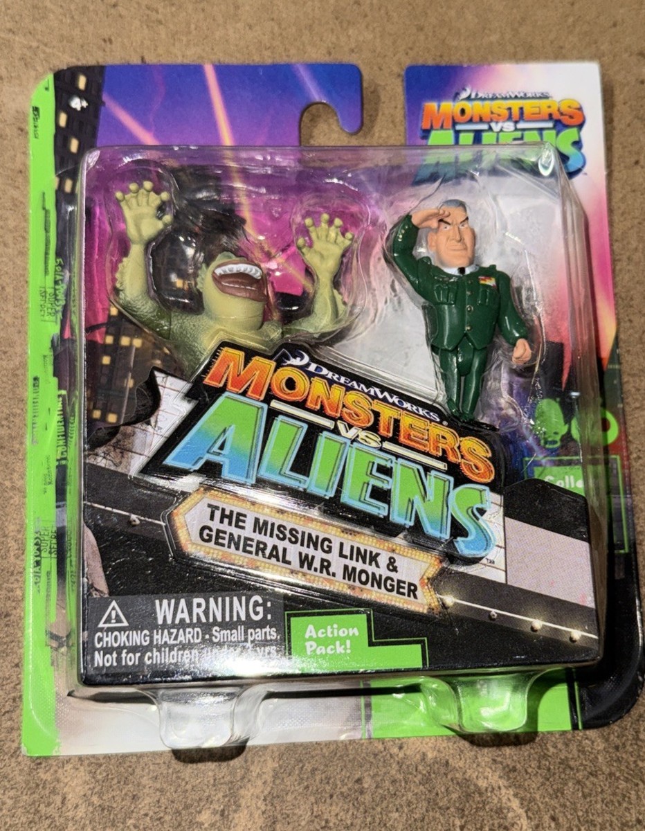 Dreamworks Monster VS Aliens The Missing Link & General W.R.