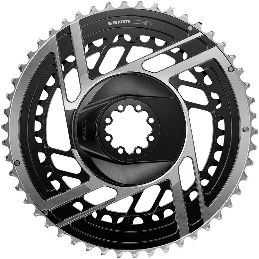 Комплект цепных колец SRAM RED 2x12 скоростей алюминий 4633 Т прямое крепление E1 Черныйсеребристый 52790₽