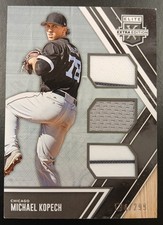 2017 Panini Elite Extra Edition #TM-MK Michael Kopech Triple Materials #/299