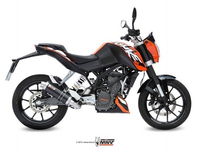 30614-Escape moto completo posicion STANDARD SPORT compatible con KTM DUKE 125