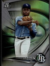 2022 Bowman Platinum #TOP-84 Ryan Spikes Top Prospects