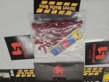 PRIMO Bike NIPPLES RED alloy spoke NIPPLES 14G 50ct Fit BMX all bike wheels NEW