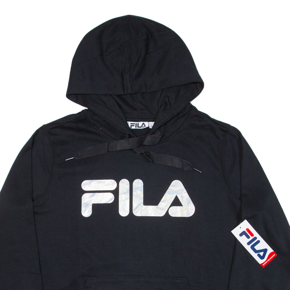 Felpa con cappuccio FILA donna nera XL