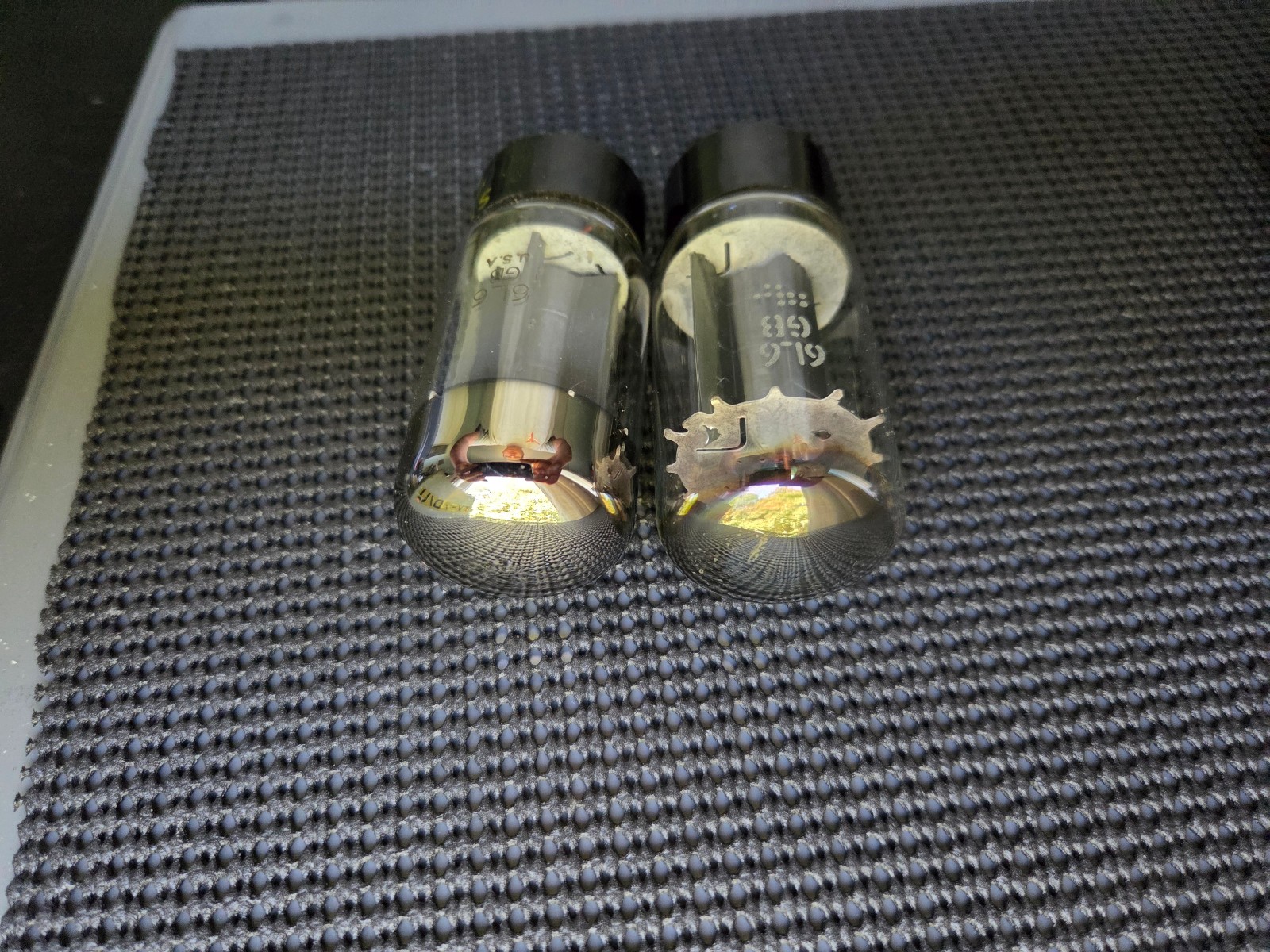 Pair Sylvania 6L6GB Tubes TV-7D/U Tested