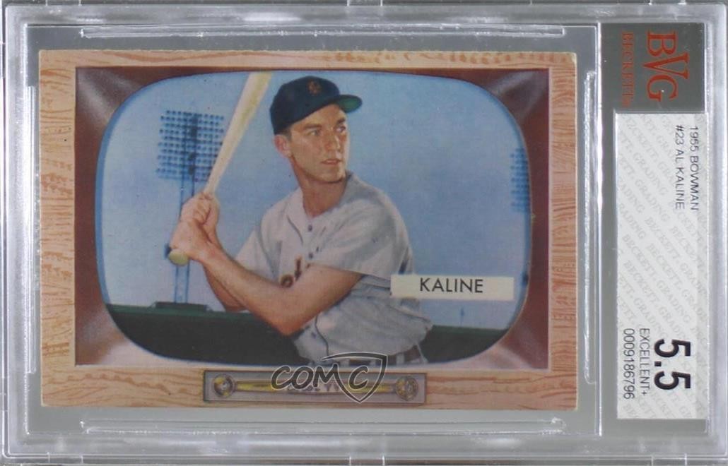 1955 Bowman Al Kaline #23 BVG 5.5 HOF