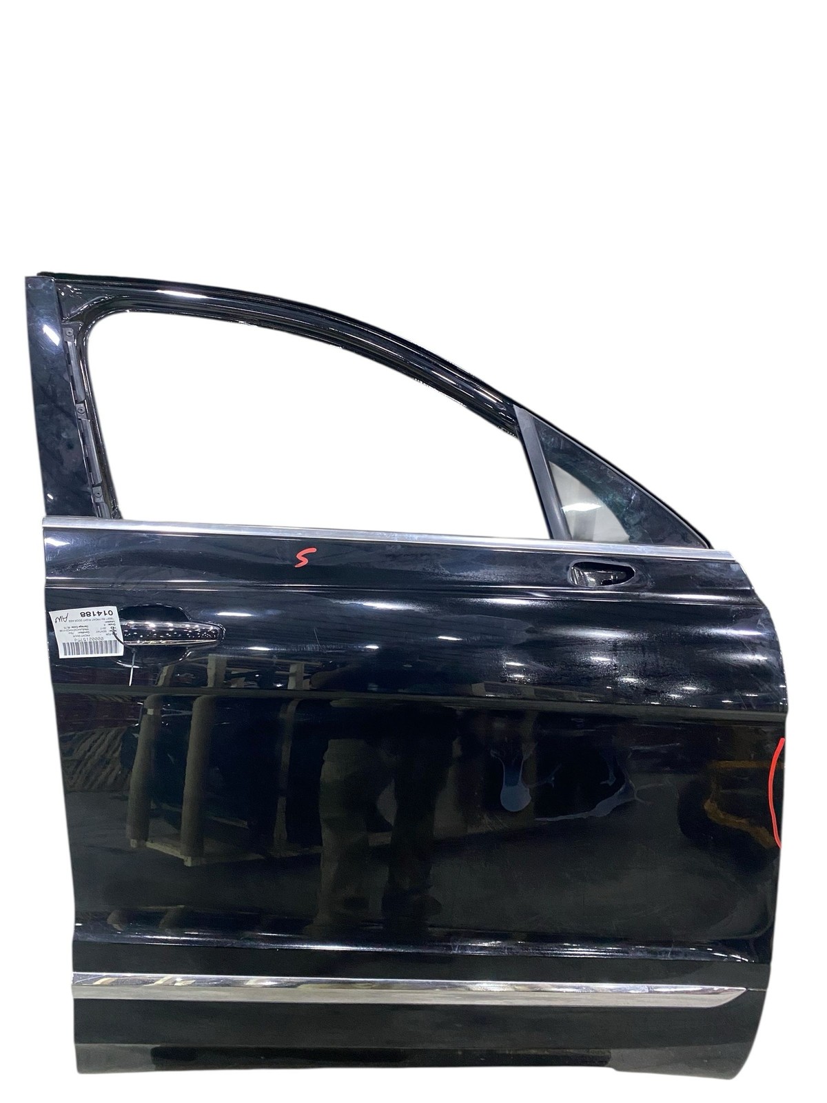 2015-2020 BENTLEY BENTAYGA FRONT RIGHT DOOR W/O GLASS | BELUGA SOLID 6901 *BENT*