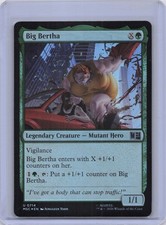 MAGIC: THE GATHERING BIG BERTHA 714 UC Commander: Marvel Super Heroes Foil NM