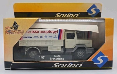 SOLIDO 1911 - IVECO TRANS AFRICA 1980 TEAM ESSO - WITH TRANSFERS 11cm Long