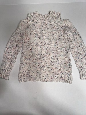 Epic Threads Women s Size Large Long Sleeve Sweater Open Shoulder