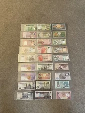 Collection Of Various Foreign Paper  Currency UNC