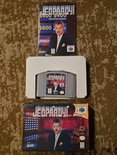 Jeopardy! (Nintendo 64, 1998) Box Manual Complete CIB N64