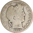 1898-S Barber Half Dollar