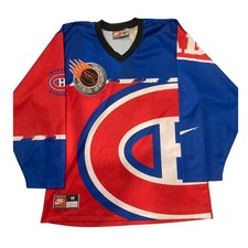 RARE Vintage 1994 Nike Street Montreal Canadiens NHL Hockey Jersey Mens M