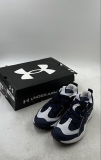 Under Armour Mens Yard Icon Turf 6010139 410 Blue White Baseball Cleats Size 9