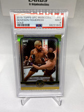 2019 Topps Museum Collection - Deiveson Figueiredo #47 Gold /75 PSA 9