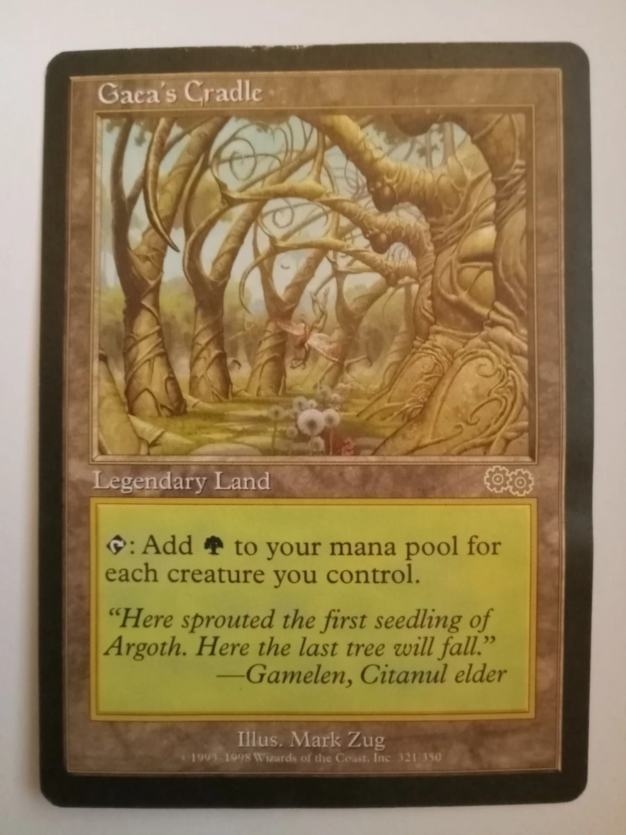 Gaea's Cradle Magic: The Gathering Urza's Saga Rare Individual