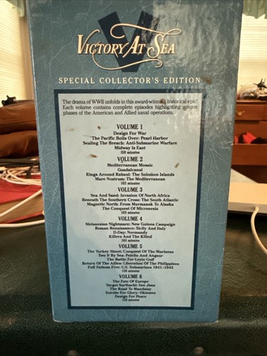 Victory at Sea - Special Collectors Edition Vol. 1-6 (VHS, 6-Tape Set) - Picture 4 of 6