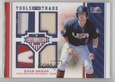 2017 USA Baseball Stars & Stripes Tools of the Trade Prime 18/25 Evan Skoug 0g4