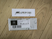 Per Mercedes AMG Distintivo Piccolo Cromato Console Centrale Abitacolo Cruscotto Interno