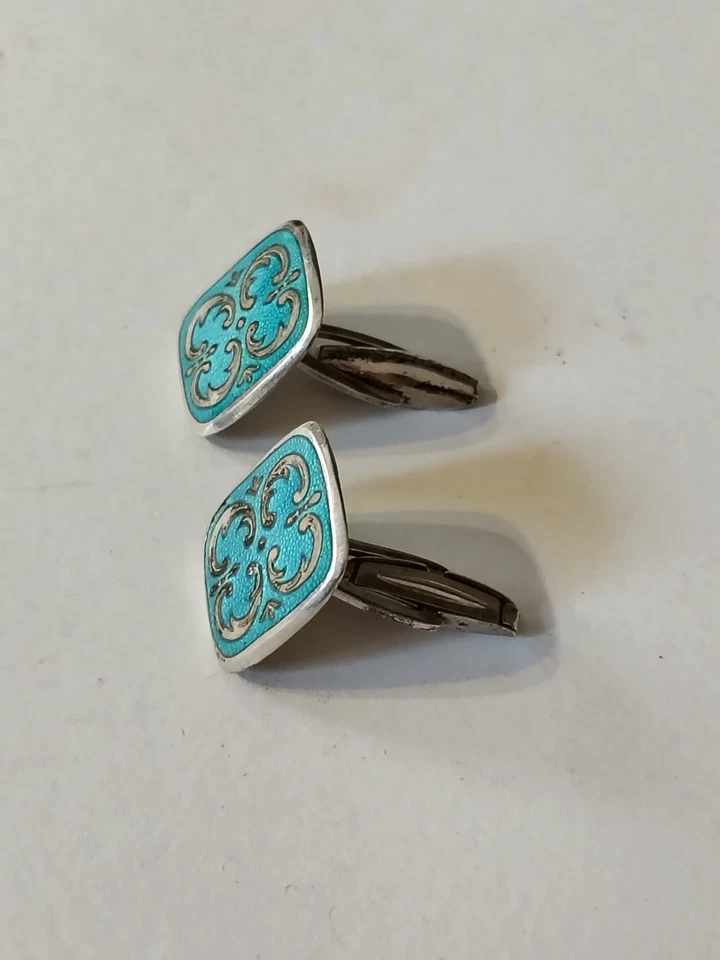 Gemelli in argento 800 vintage - Bellissimi! - Immagine 2 di 4