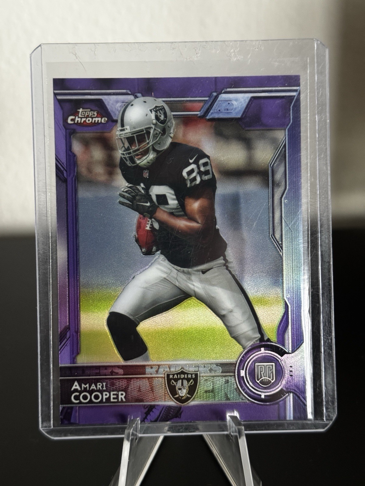 Amari Cooper #115 Purple Refractor RC 2015 Topps Chrome - Rookies