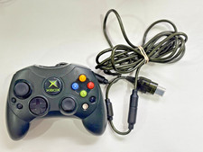 Microsoft Xbox Original S Wired Controller Black w/ Extra Long Cord, X08-69873