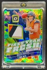 2024 Donruss Optic Bo Nix First Year Fresh Patch Ice RC #18/49 Broncos