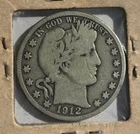 1912-D United States Barber Half Dollar 90% Silver