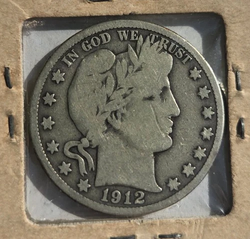 1912-D United States Barber Half Dollar 90% Silver