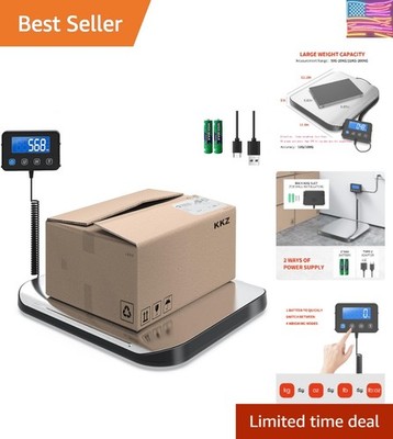 Shipping Scale, 440 LB Heavy Duty Postal Scale for Packages, Large Mailing Sc...