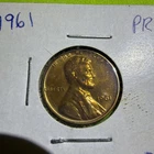 1961 Proof Lincoln memorial Cent