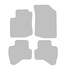 Lagerrest: Fußmattenset passend für Toyota Aygo B4, KGB4, Robust anthrazit, Umra